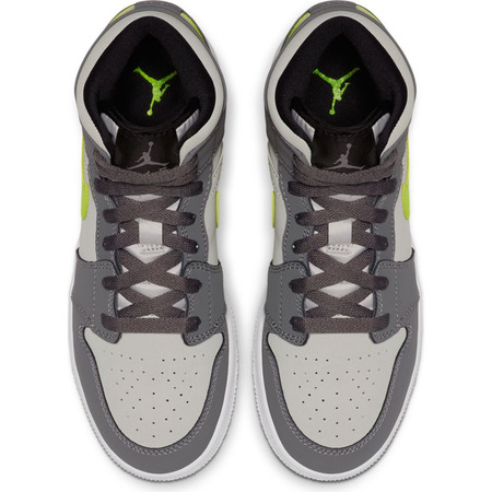 Air Jordan 1 Mid (GS) "Gunsmoke Volt "