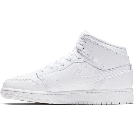 Air Jordan 1 Mid (GS) "Maxi White"