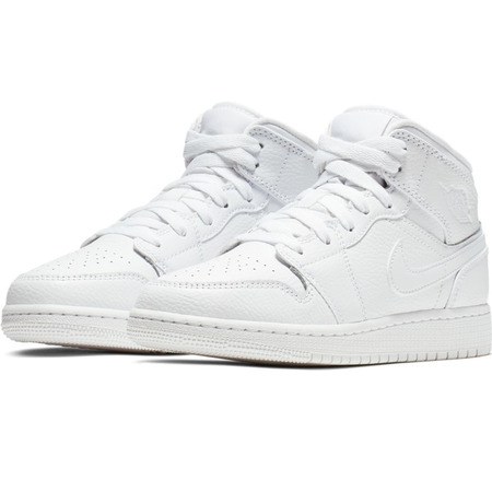 Air Jordan 1 Mid (GS) "Maxi White"