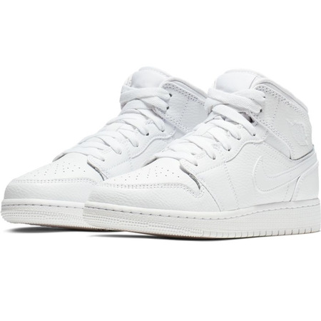Air Jordan 1 Mid (GS) "Maxi White"