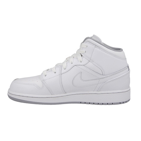 Air Jordan 1 Mid (GS) "White" (112/weiß/grau)