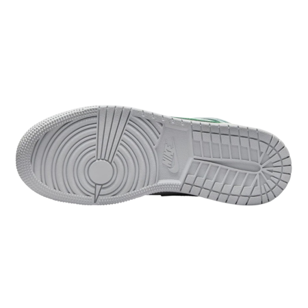 Air Jordan 1 Mid (GS) "White Pure Platinum Pine Green"