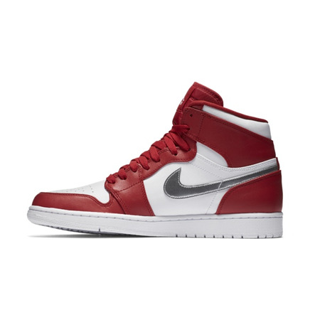 Air Jordan 1 Retro High "Silbermedaille" (602/Gym rot/metallic silver/white)