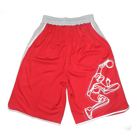 Und 1 Short Bent (gris/rojo)
