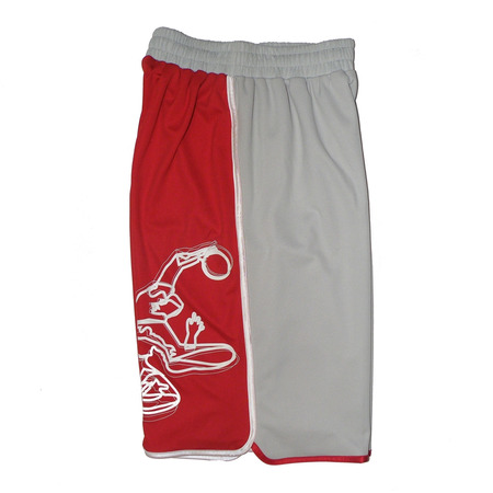 Und 1 Short Bent (gris/rojo)