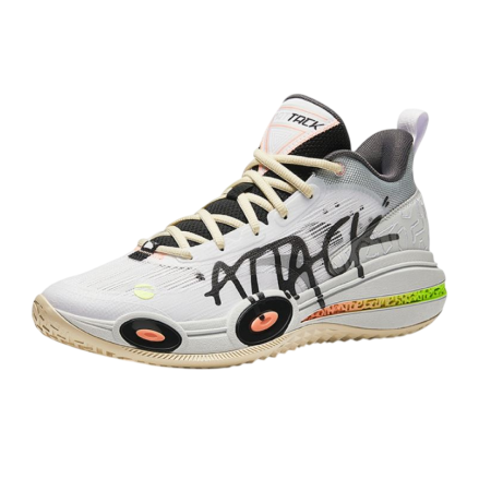 Anta Attack 1"White Grey Green"