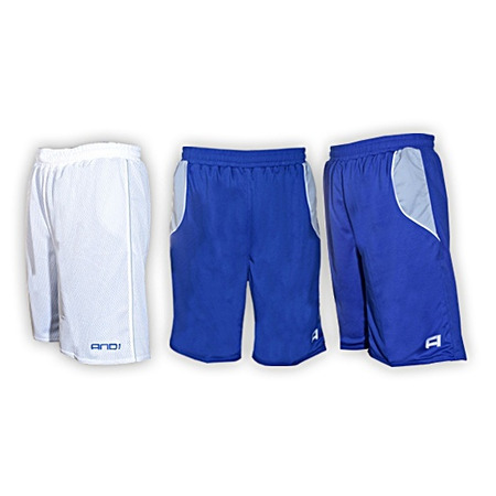 And1 Short Reversible Barrel Niño (royal/blanco/gris)
