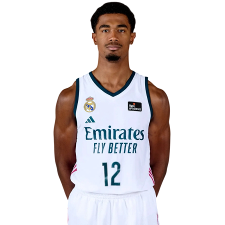 Camiseta ACB Real Madrid Basket 1ª Equipación JR. 2026-27 # 12 MALEDON #