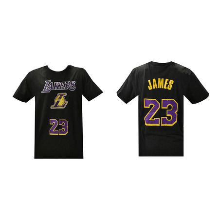 Camiseta New Era NBA Los Angeles Lakers Tee # 23 James #