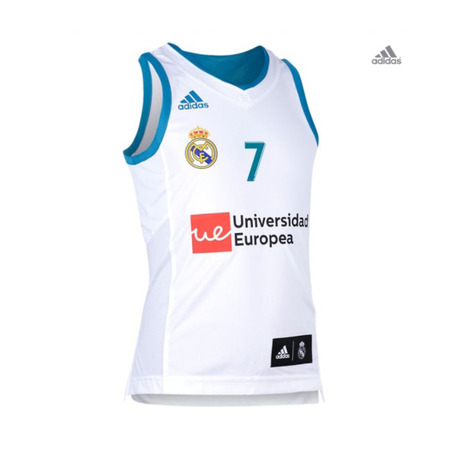 Camiseta Niñā Réplica Luka Doncic #7# R. Madrid 2017/18 (1. Equipation)