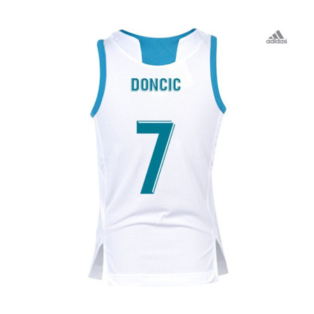 Camiseta Niñā Réplica Luka Doncic #7# R. Madrid 2017/18 (1. Equipation)
