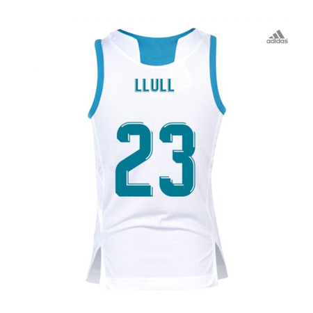 Camiseta Niñā Réplica Sergio Llull #23# R. Madrid 2017/18 (1. Equipation)