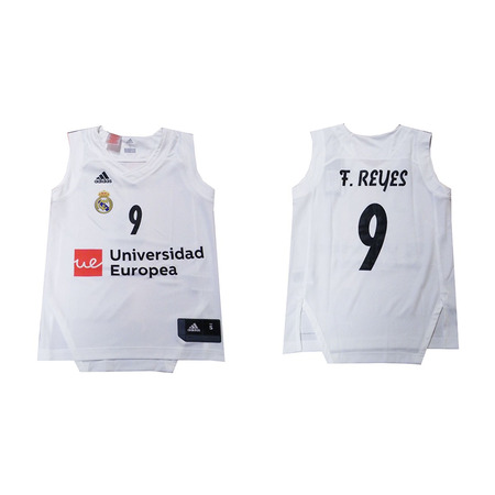 Camiseta Niño Réplica Felipe Reyes #9# R. MADRID 2018/19 (1. Equipation)