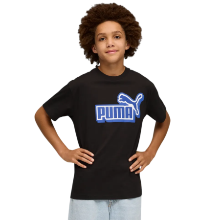 Puma ESS LOGO LAB Relaxed Tee "Black"