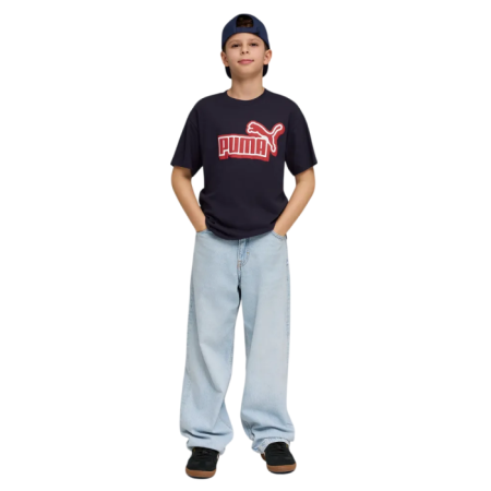Puma ESS LOGO LAB Relaxed Tee "New Navy"