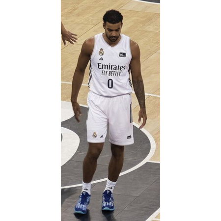 Camiseta Real Madrid Basket 1ª Equipación JR. 2025-26 # 0 LYLES #