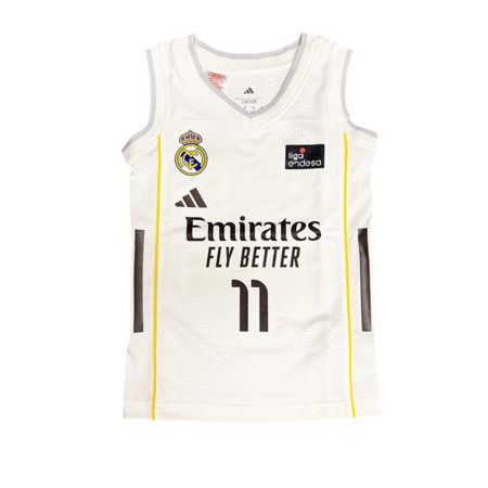 Camiseta Real Madrid Basket 1ª Equipación JR. 2025-26 # 11 HEZONJA #