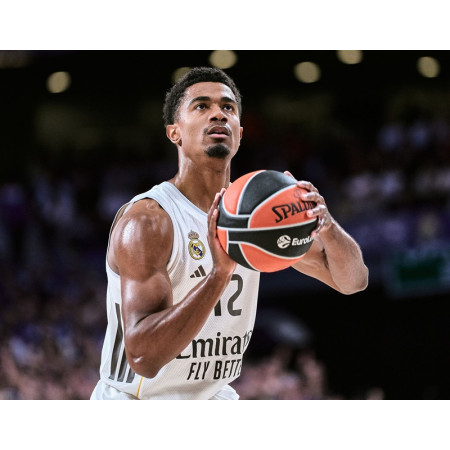 Camiseta Real Madrid Basket 1ª Equipación JR. 2025-26 # 12 MALEDON #