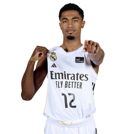 Camiseta Real Madrid Basket 1ª Equipación JR. 2025-26 # 12 MALEDON #