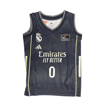 Camiseta Real Madrid Basket 2ª Equipación JR. 2025-26 # 0 LYLES #