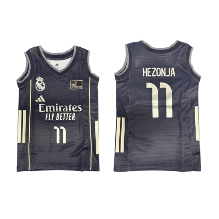 Camiseta Real Madrid Basket 2ª Equipación JR. 2025-26 # 11 HEZONJA #