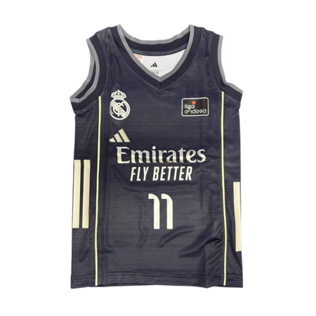Camiseta Real Madrid Basket 2ª Equipación JR. 2025-26 # 11 HEZONJA #