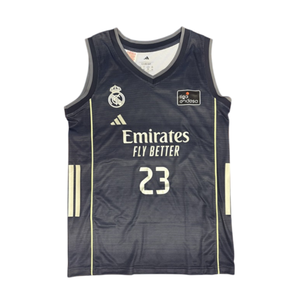 Camiseta Real Madrid Basket 2ª Equipación JR. 2025-26 # 23 LLULL #