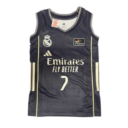 Camiseta Real Madrid Basket 2ª Equipación JR. 2025-26 # 7 CAMPAZZO #