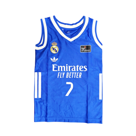 Camiseta Real Madrid Basket 3ª Equipación JR. 2025-26 # 7 CAMPAZZO #