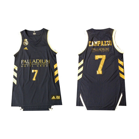 Camiseta Réplica Erwachsene CAMPAZZO #7# Real Madrid Basket (2a Ausstattung)