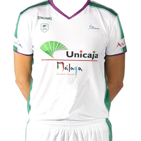 Unicaja Málaga ACB 2a Equipación 2017/18 (blanco/morado)
