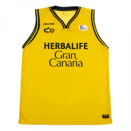 Camiseta 1a ACB Gran Canaria Replica 13/14 (amarillo/marino)