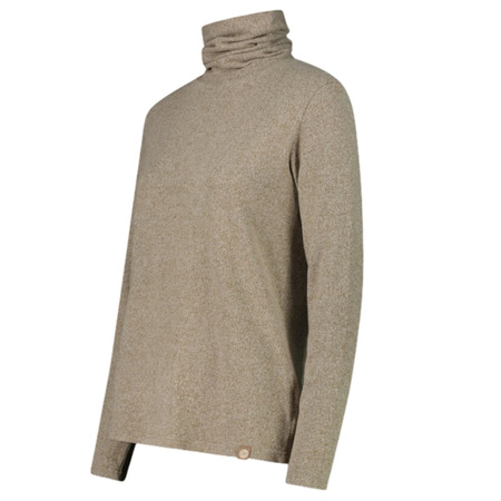 Campagnolo Heathered Turtleneck Sweater "Tabacco"