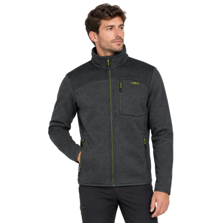 Campagnolo Men's jacquard fleece jacket "Jungle"