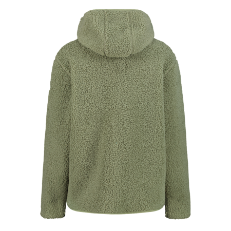 Campagnolo Women's faux fur Hooded Jacket "Green Tea"