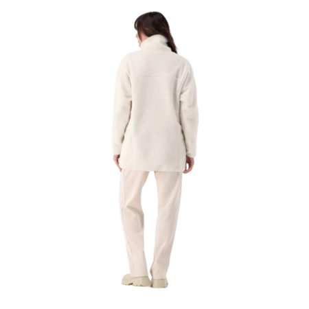 Campagnolo Women's faux fur teddy zip-up sweatshirt "Avorio"