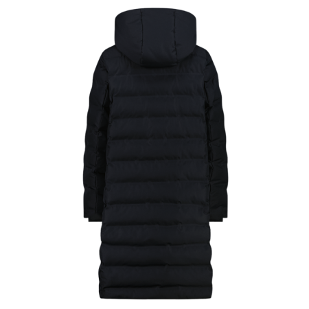 Campagnolo Women's long padded down jacket with hood "Black"