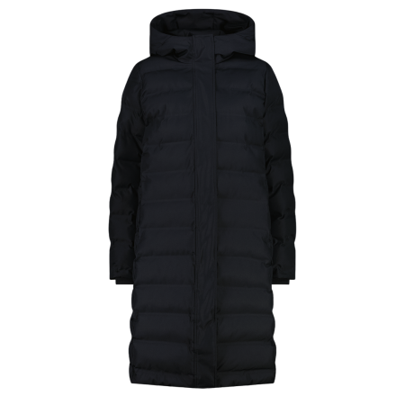 Campagnolo Women's long padded down jacket with hood "Black"