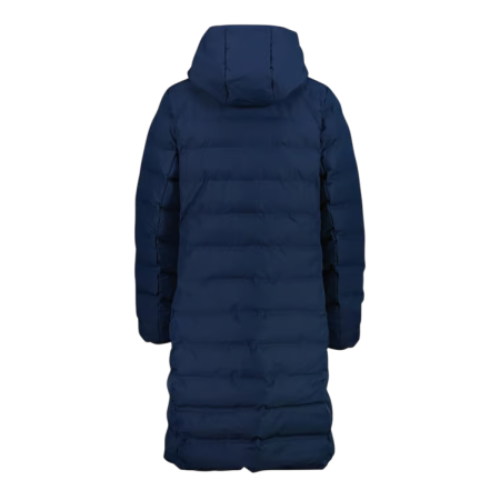 Campagnolo  Women's long padded down jacket with hood "Blue Ink"