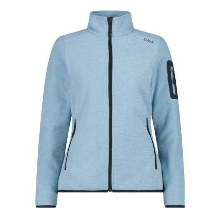 Campagnolo Women's mélange Knit-Tech heavy fleece "Cool Blue"