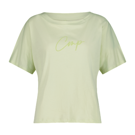 Campagnolo Women's organic cotton T-shirt "Pastel Green"