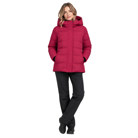 Campagnolo Women's padded down jacket with hood "Amaranto"