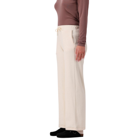 Campagnolo Women's wide trousers in warm fleece "Avorio"