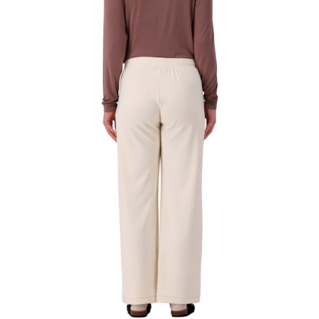Campagnolo Women's wide trousers in warm fleece "Avorio"