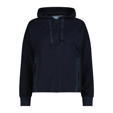 Campagnolo Women’s zip-up hoodie "Black blue"