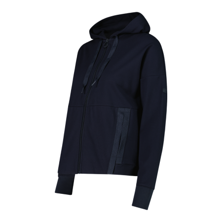 Campagnolo Women’s zip-up hoodie "Black blue"