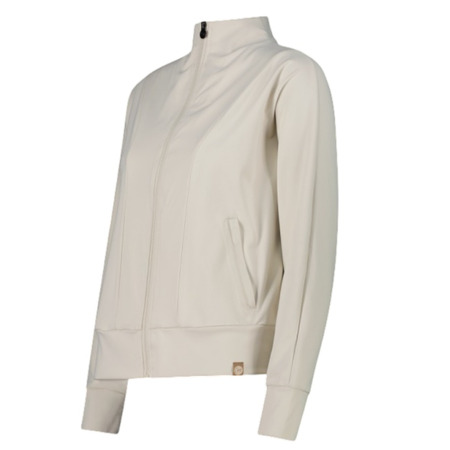 Campagnolo Zip-up Sweatshirt with High Neck "Avorio"