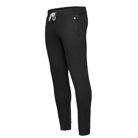 Champion Athletic Classic Watermark Logo Rib Manschettenhose (schwarz)