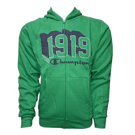 Champion Atlhetic Kids Big 1919 Logo FZ Hoodie (Grün/Navy)