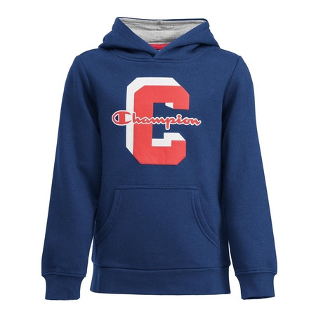 Champion Atlhetic Kids Big Logo Hoodie (Navy/Red)